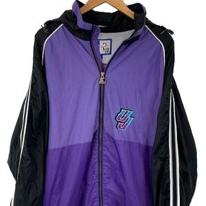 Vtg Utah Jazz Starter Full Zip Windbreaker Jacket